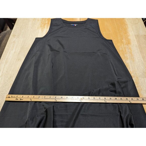 LOUISE OROP sleeveless minimalist casual trapezoid black‎ dress size S / M - Picture 15 of 16